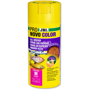 JBL ProNovo Color Grano Click M - гранулирана храна за оцветяване на аквариумни риби 250 мл