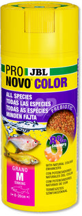 JBL ProNovo Color Grano Click M - гранулирана храна за оцветяване на аквариумни риби 250 мл