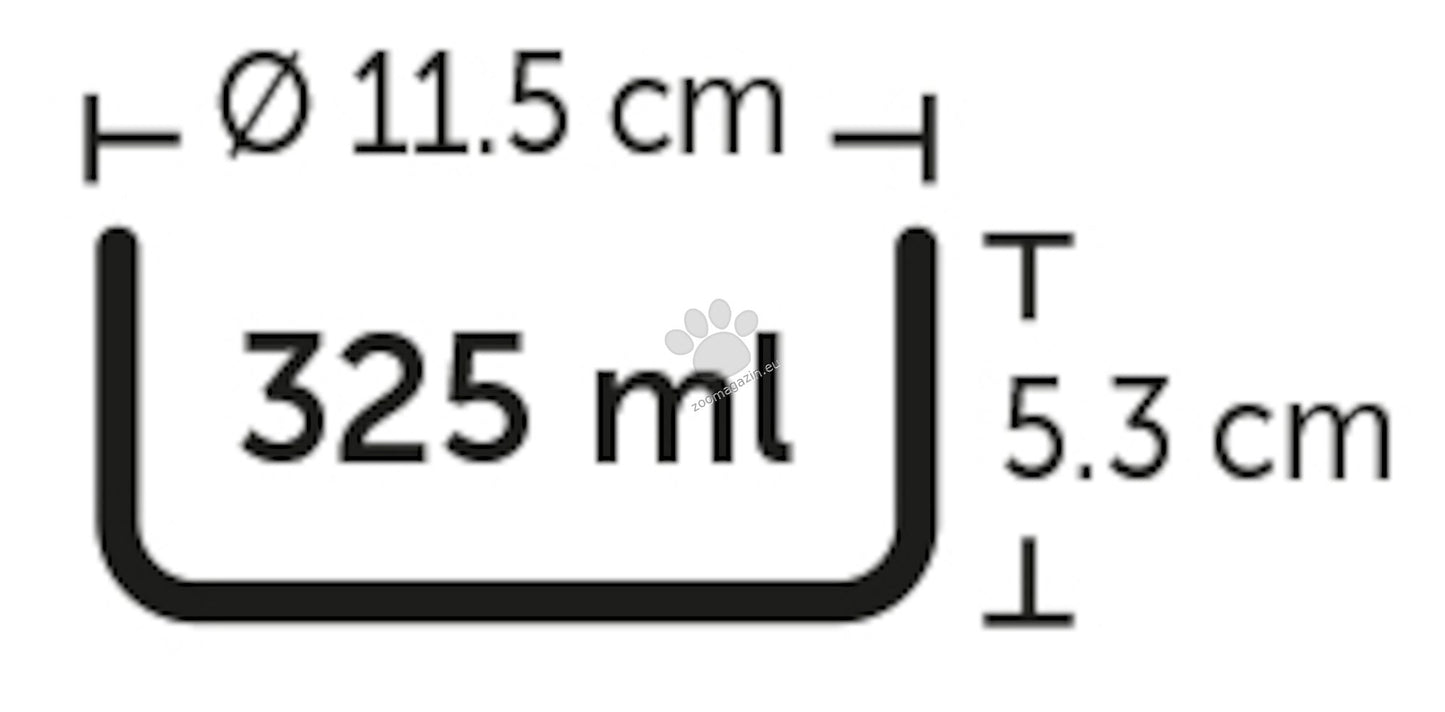 FLAMINGO Color Fish -Керамична купичка 11x4,5см. 325мл.