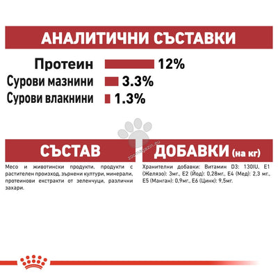 РАЗПРОДАЖБА Royal Canin Instinctive in Loaf - пълноценна храна за зрели котки 85 гр