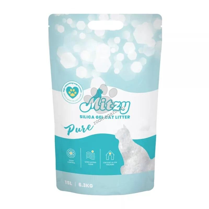 Mitzy Silicat Pure - силиконова котешка постелка за тоалетна 15 л