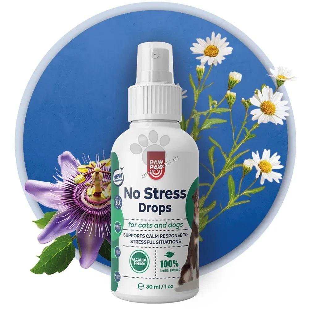 Paw2Paw No Stress Drops - натурално спокойствие в стресови моменти 50 мл
