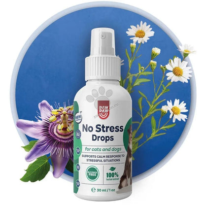 Paw2Paw No Stress Drops - натурално спокойствие в стресови моменти 30 мл