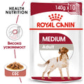 Royal Canin Medium Adult Pouch -пълноценна мокра храна в пауч за кучета в зряла възраст от средни породи (от 11 до 25кг) - oт 12 месеца до 10 години 140 гр