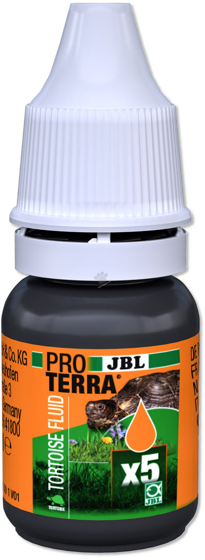 РАЗПРОДАЖБА JBL ProTerra Tortoise Fluid - течни мултивитамини за сухоземни костенурки за обогатяване на храната 20 мл