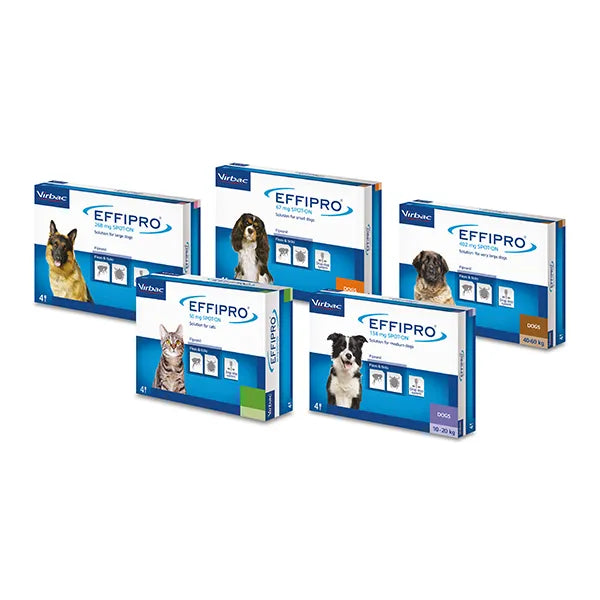 Virbac Effipro - обезпаразитяващи пипети за куче, 4 броя
