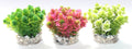 Sydeco Nano Grass Bush 8 см. / жълто, зелено, червено /
