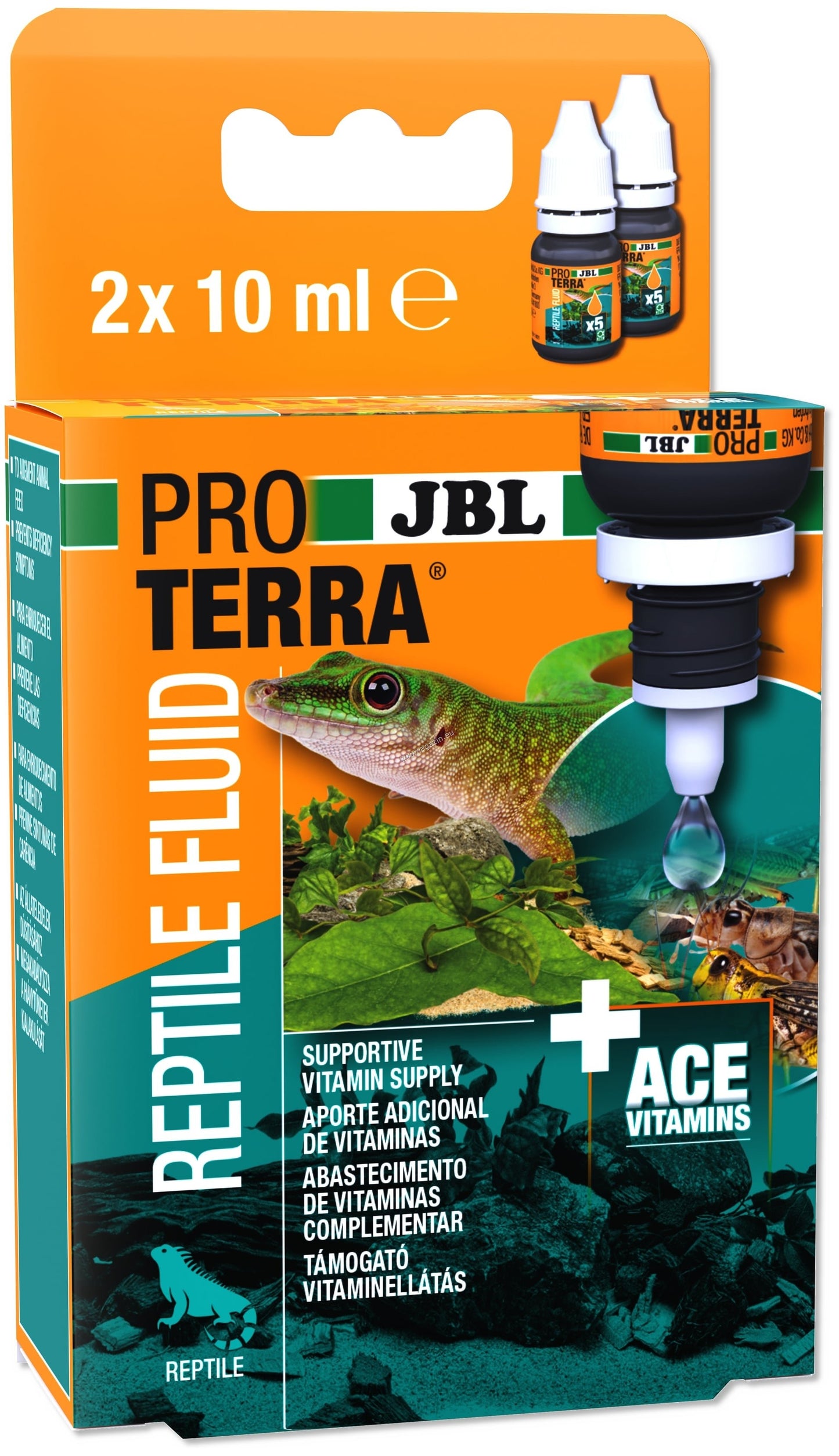 JBL ProTerra Reptile Fluid - течни основни витамини и микроелементи за влечуги и други терариумни животни 20 мл