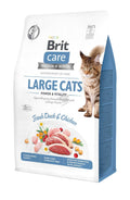 РАЗПРОДАЖБА Brit Care Cat Grain-Free Large Cats Power and Vitality - пълноценна суха храна за котки от едри породи