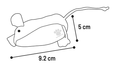 Flamingo Toy Robla Mouse - играчка за котки 9,2 / 5 / 5 см