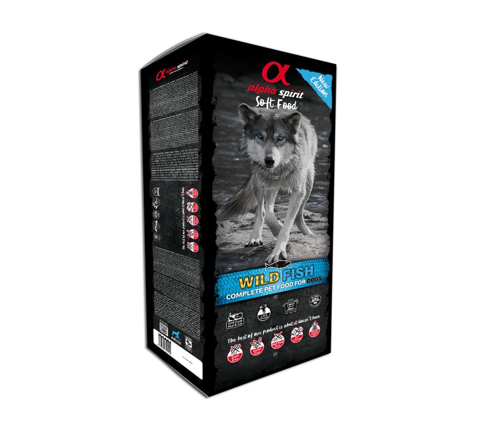 Alpha Spirit Only Fish - полусуха храна 85% прясно месо 9 кг. / 45 монодози по 200 грама /