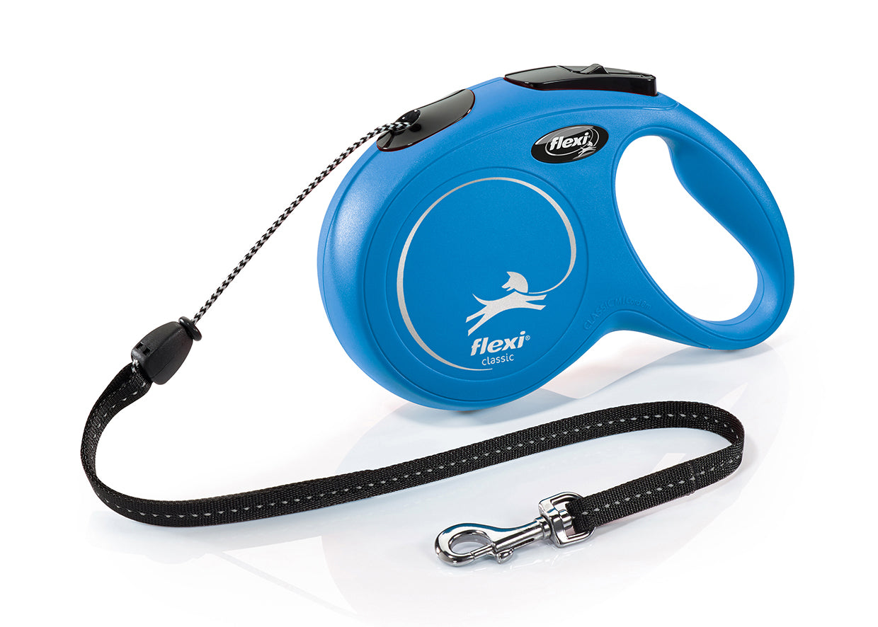Flexi Classic Long M - автоматичен повод въже, 8 метра, за кучета с тегло до 20 кг. / червен /
