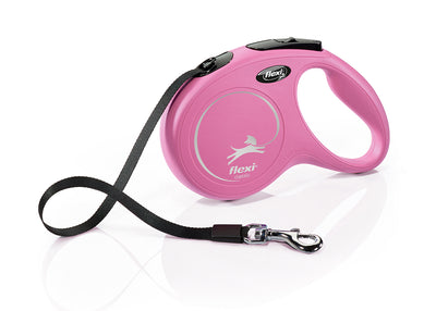 Flexi Classic М - автоматичен повод лента, 5 метра, за кучета с тегло до 25 кг