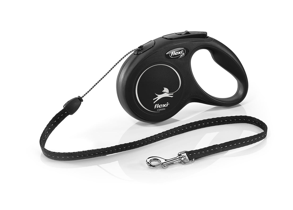 Flexi Classic S - автоматичен повод, въже 5 метра, за кучета с тегло до 12 кг