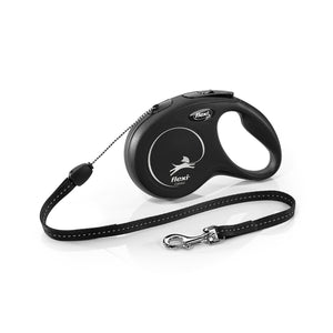 Flexi Classic Long S - автоматичен повод въже, 8 метра, за кучета с тегло до 12 кг. / червен /