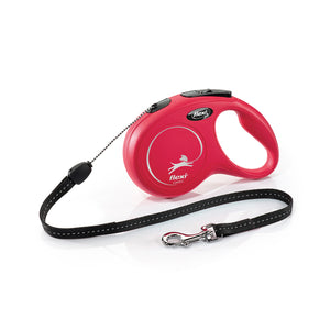 Flexi Classic Long S - автоматичен повод, въже, 8 метра, за кучета с тегло до 12 кг