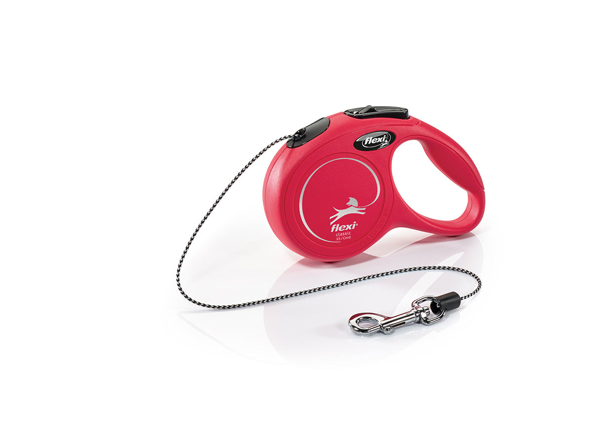 Flexi Classic XS - автоматичен повод въже, 3 метра, за кучета с тегло до 8 кг
