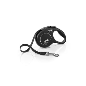 Flexi Classic XS - автоматичен повод лента, 3 метра, за кучета с тегло до 12 кг.  / розов /