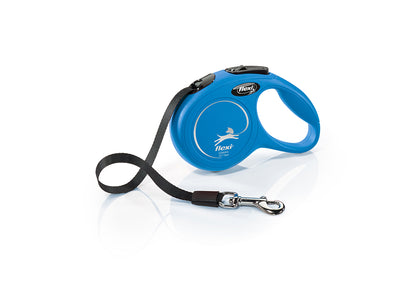 Flexi Classic XS - автоматичен повод лента, 3 метра, за кучета с тегло до 12 кг.  / розов /