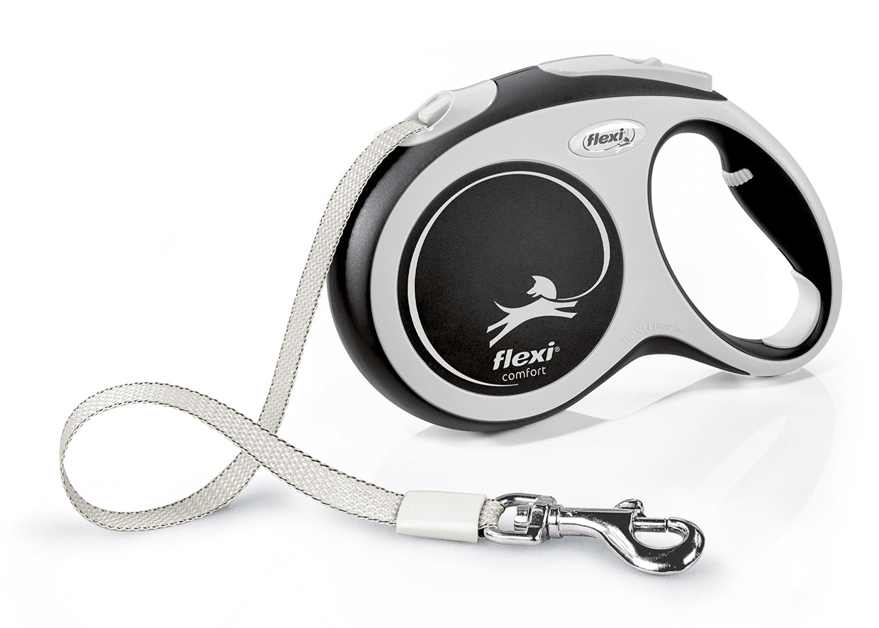 Flexi Comfort L - автоматичен повод лента, 5 метра, за кучета с тегло до 60 кг