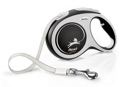 Flexi Comfort L - автоматичен повод лента, 5 метра, за кучета с тегло до 60 кг