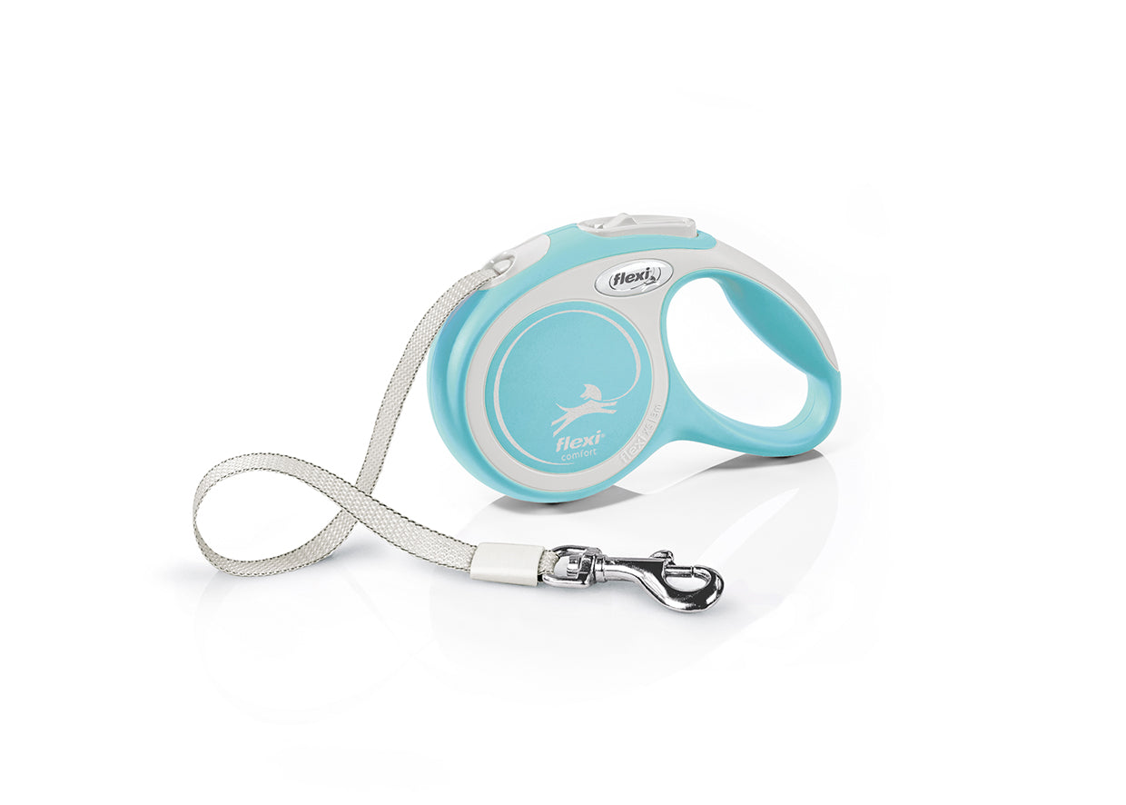 Flexi Comfort XS - автоматичен повод лента, 3 метра, за кучета с тегло до 12 кг