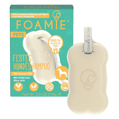FOAMIE - твърд шампоан за кучета с къса козина 110 г
