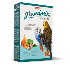Padovan Grandmix Cocorite - пълноценна храна за вълнисти папагали с плодове