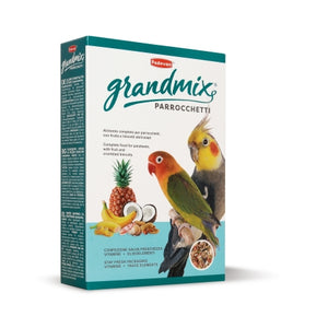 Padovan Grandmix Parrochetti - пълноценна храна за средни папагали с плодове