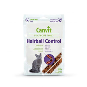 Canvit Health Care Snack Hairball - лакомство за котки против космени топки 100 гр