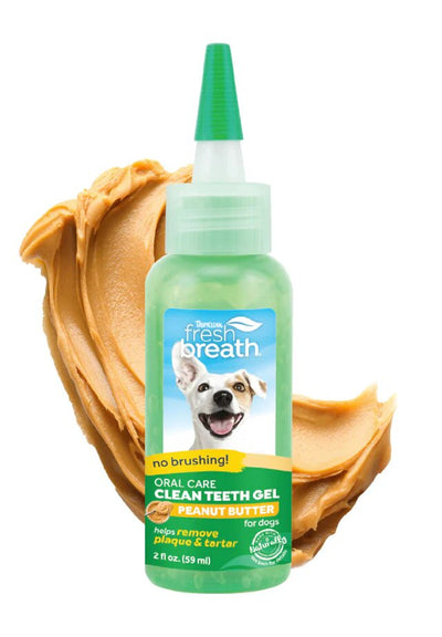 Tropiclean Peanut Butter Oral Care Gel - гел за висока устна хигиена 59 мл