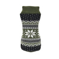Nayeco Polar Flower Knitted Sweater - пуловер за кучета (зелен)