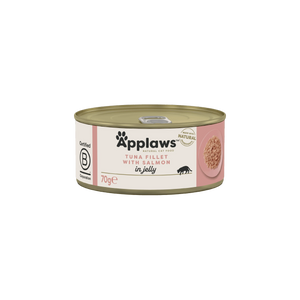 Applaws Tuna with Salmon in Jelly - месни хапки с филе от риба тон и и сьомга в желе 70 гр