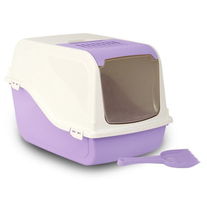 Nayeco Leo Open Hooded Cat Litter - закрита котешка тоалетна 58 / 39 / 38 см
