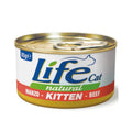 Life Cat Natural Kitten Beef - с говеждо месо, за малки котенца 85 гр.