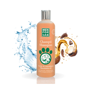 Menforsan Macadamia Oil Shampoo - подхранващ шампоан с масло от макадамия 300 мл