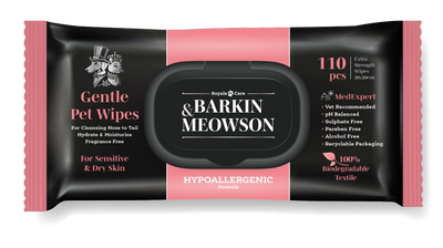 Barkin and Meowson Pet Wipes Hypoallergenic - мокри кърпички