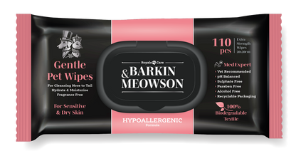 Barkin and Meowson Pet Wipes Hypoallergenic - мокри кърпички