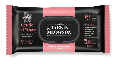 Barkin and Meowson Pet Wipes Hypoallergenic - мокри кърпички