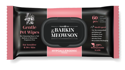 Barkin and Meowson Pet Wipes Hypoallergenic - мокри кърпички