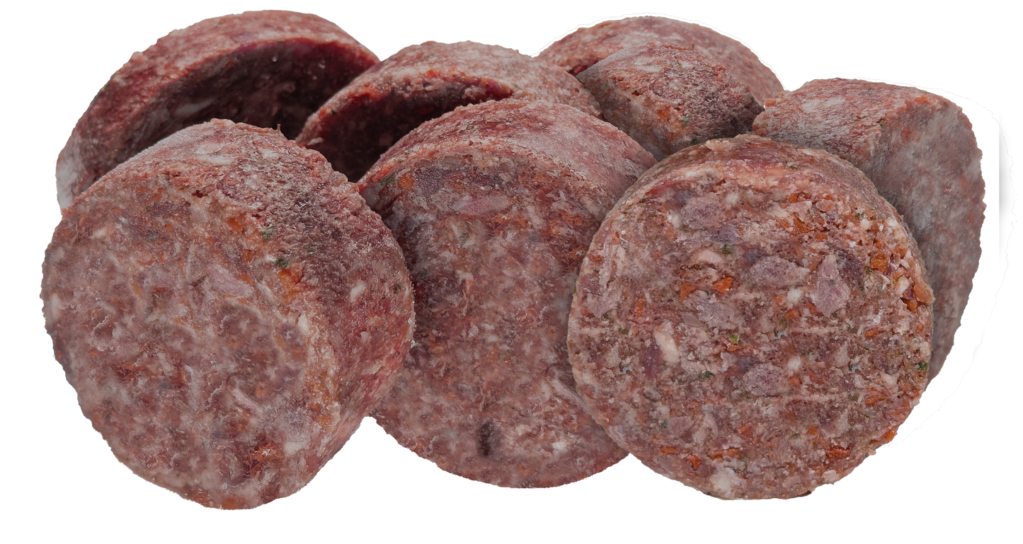 WolfPack BARF Medallions Lamb - сурова храна с агнешко месо 1 кг