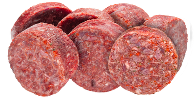 WolfPack BARF Medallions Beef - сурова храна с телешко месо 1 кг