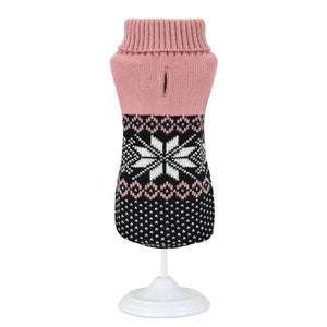 Nayeco Jersey Punto Flor Polar Rosa - пуловер за кучета