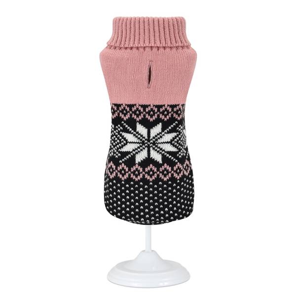 Nayeco Jersey Punto Flor Polar Rosa - пуловер за кучета