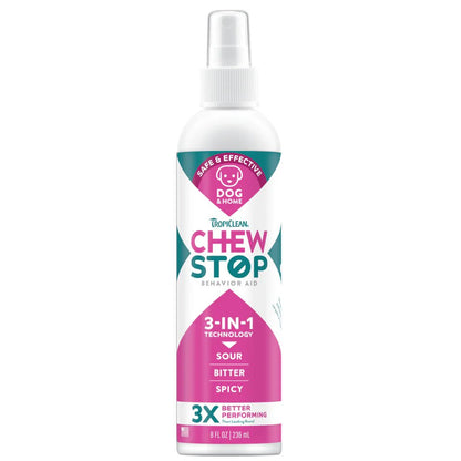 TropiClean Chew Stop Behavior Aid Dog and Home Spray - отблъскващ препарат за кучета 236 мл