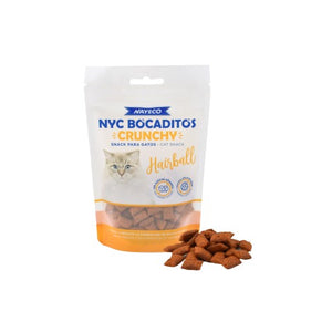 Nayeco NYC Crunchy Snacks Hairball - лакомство за котки 60 гр