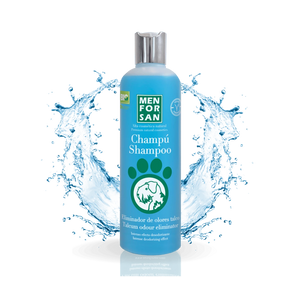 Menforsan Talcum Odour Eliminator Shampoo - шампоан за неутрализиране на миризмите с талк 300 мл