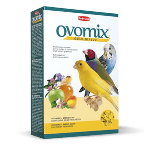 Padovan Ovomix Gold Giallo - хранителна добавка за канарчета, вълнисти папагали и екзотични птици