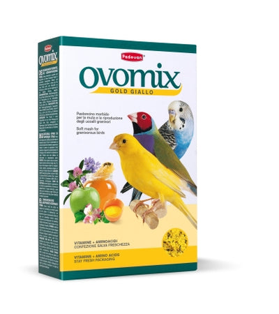 Padovan Ovomix Gold Giallo - хранителна добавка за канарчета, вълнисти папагали и екзотични птици