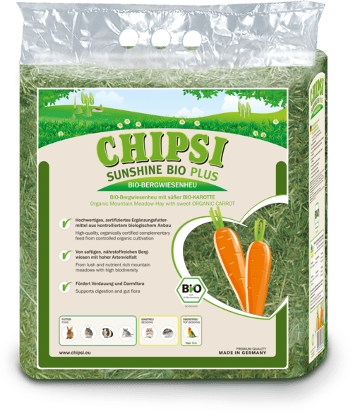 JRS Chipsi Sunshine - сено от най-високо качество за гризачи и малки животни 600 гр